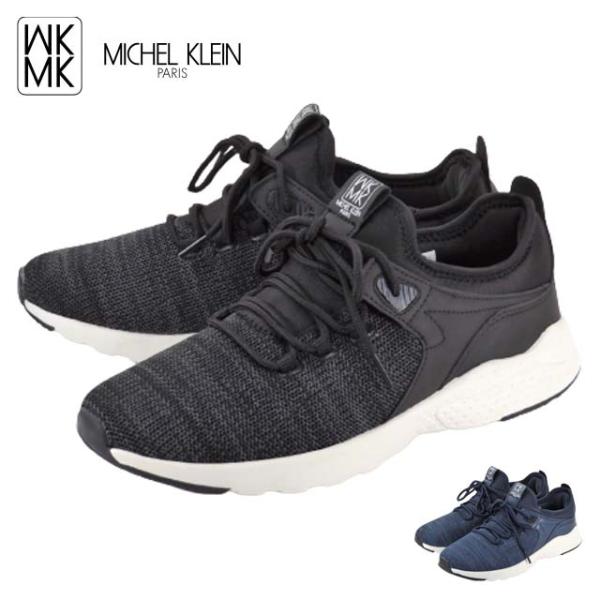 ミッシェルクラン スニーカー MK MICHEL KLEIN IM-143 レディース スリッポン レースアップ 紐靴 軽い 履きやすい 主婦 旅行 30代 40代 50代 60代