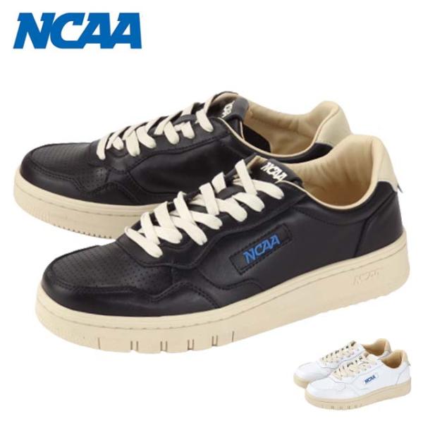 スニーカー メンズ NCAA NM0301 レースアップ 紐靴 ローカット レザー 本革 シンプル アメカジ きれいめ おしゃれ 20代 30代 40代 50代 休日 プチプラ