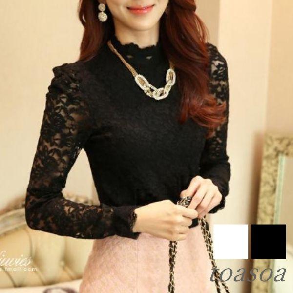 レース トップス ブラウス レディース ハイネック 長袖 インナー Buyee Buyee Japanese Proxy Service Buy From Japan Bot Online