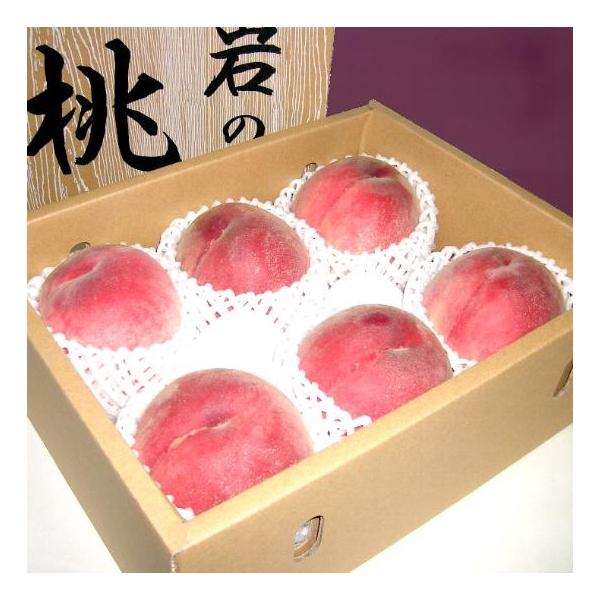 kappaMaMaさま専用 山梨のめっちゃ甘い桃 特大を2キロの箱に6