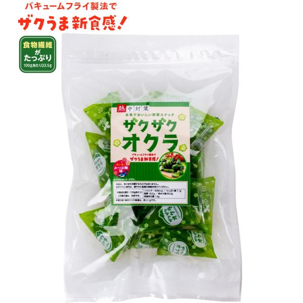ランドアート ザクザクオクラ 110g袋入 野菜スナック 熱中症対策 猛暑対策 塩分補給に