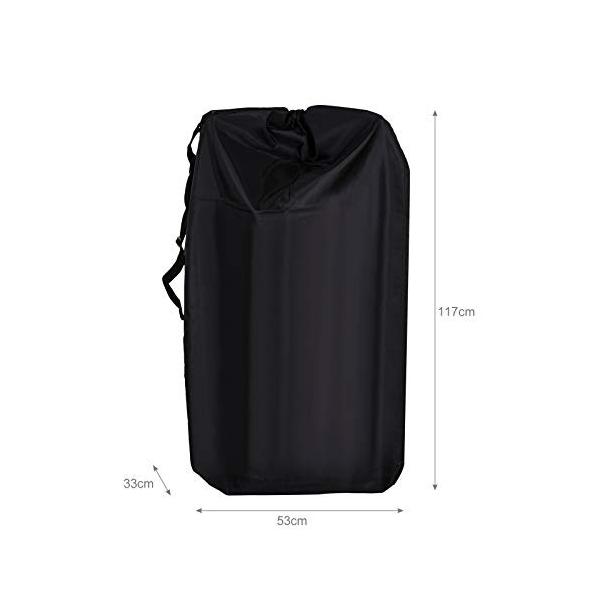 Lihao ベビーカーカバー 汚れ防止 トラベルカバー 旅行や収納に バギー用 飛行機 バス 電車 コンパクト袋付き 長 Apaproduction Fr
