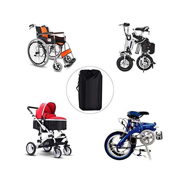 Lihao ベビーカーカバー 汚れ防止 トラベルカバー 旅行や収納に バギー用 飛行機 バス 電車 コンパクト袋付き 長 Apaproduction Fr