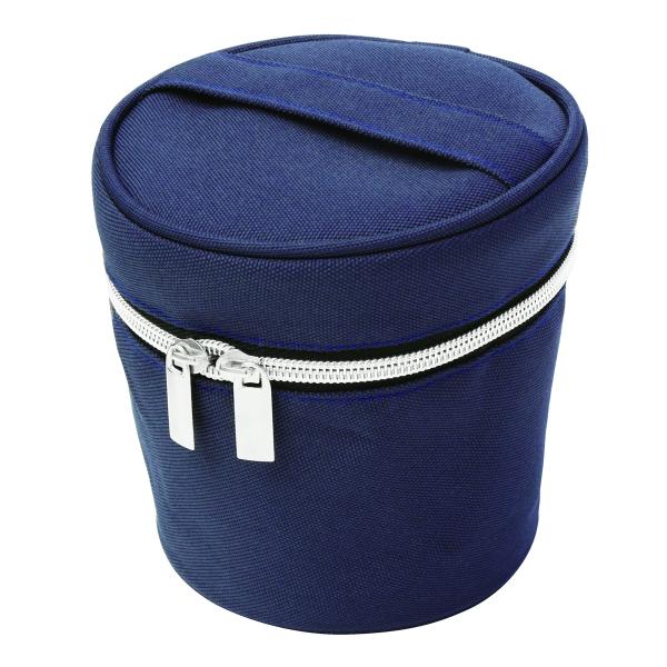 他サイト： アスベル 保温弁当箱 カフェ丼ランチ用保温バッグ ネイビー 500ml 幅14.0×奥行13.8×高さ14.5cmの商品画像