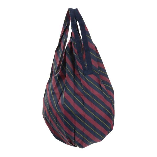 他サイト： マーナ(MARNA) Shupatto (シュパット) コンパクトバッグ Drop (ドロップ) 斜ストライプ 縦型 しずく 一気ににたためるエコバッの商品画像