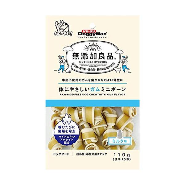 他サイト： ドギーマンハヤシ 無添加良品 体にやさしいガム ミニボーン 110gの商品画像