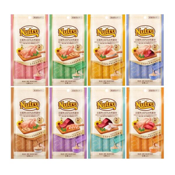 他サイト： ニュートロ 猫用おやつ とろけるシリーズ アソートセット 48g(各1個入り)の商品画像