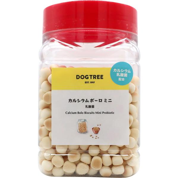 他サイト： 犬のおやつ 国産 ドッグツリー カルシウムボーロミニ 乳酸菌 220g dogtree DOGTREEの商品画像