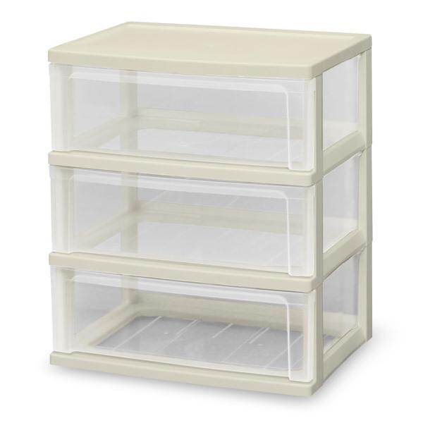 他サイト： アイリスオーヤマ チェスト 届いてすぐ使える完成品 棚 プラスチック クローゼット収納 タンス 引き出し シンプル おしゃれ かわいい 組立不要 衣類の商品画像