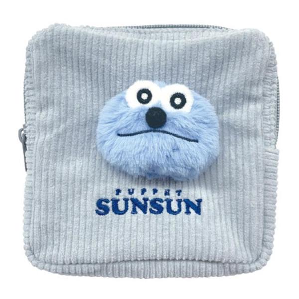 パペットスンスン、ぬいぐるみとポーチセット 新刊情報】PUPPET SUNSUN ふわぁっとポーチBOOK 《特別付録
