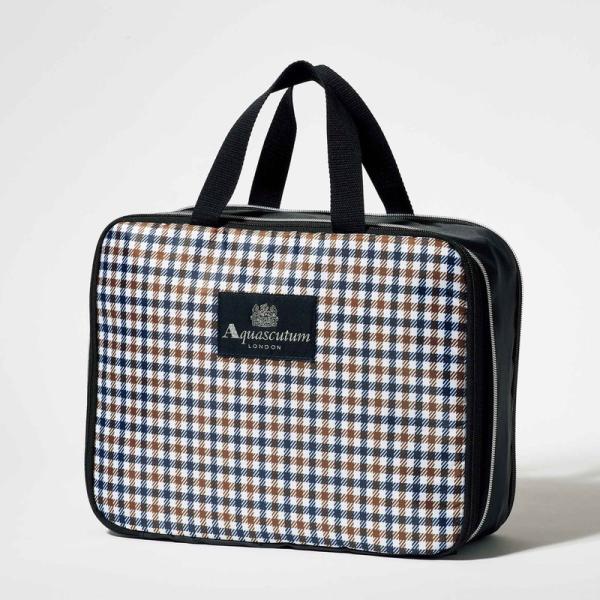 ぷぅま　アクアスキュータム リュック A4収納可 Aquascutum ホワイトレーベルチェック リュックサック