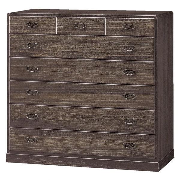 総桐箪笥 桐タンス 着物収納 焼桐 FK-234 6段 八杯引 トノコ仕上げ