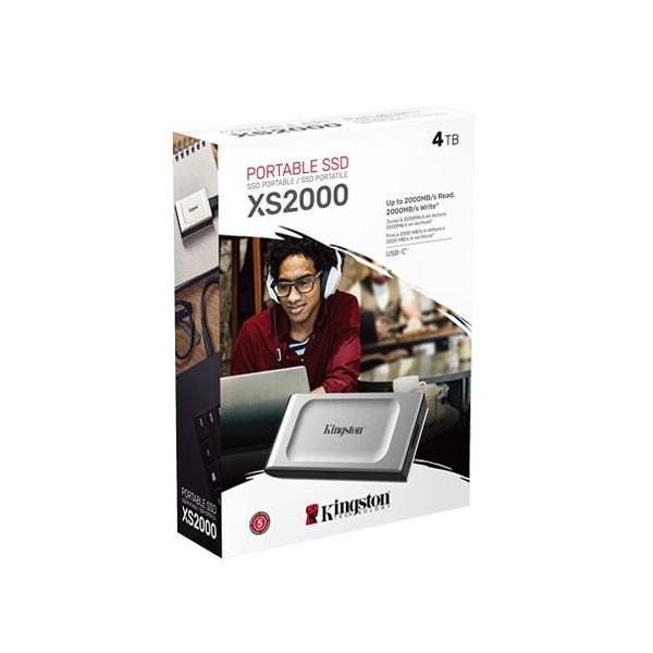 Kingston（キングストン） 外付けSSD 4TB SXS2000/4000G XS2000