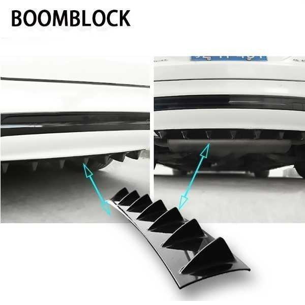 汎用車リアバンパーlipディフューザー7フィンスタイル車バックバンパースポイラーリップスプリッタ車スタイリン P 十川ストア 通販 Yahoo ショッピング