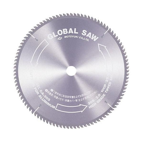 モトユキ グローバルソー アルミ・非鉄金属用チップソー 210mm×100P GA