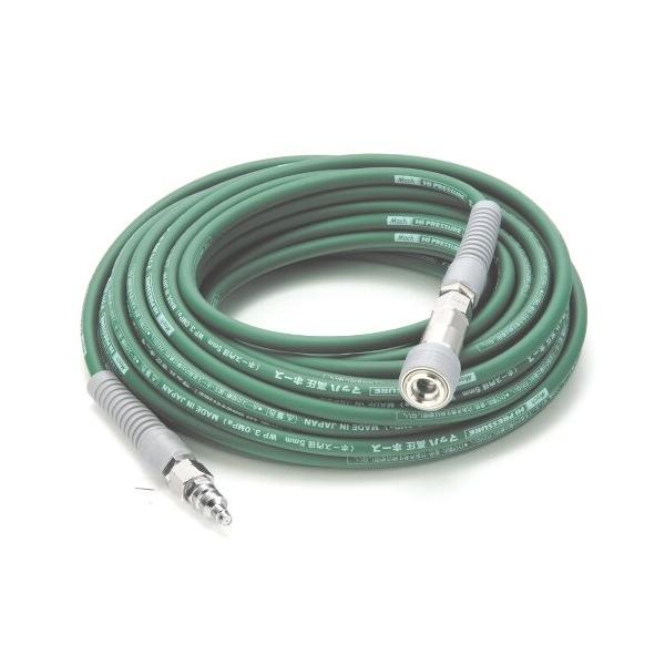 フジマック マッハ高圧ホース 5x20m HPSP-520 ロック一発カプラ : プロ