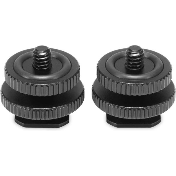 SmallRig コールドシューマウントアダプター Cold Shoe Adapter Mount Plate (2pcs) 1631
