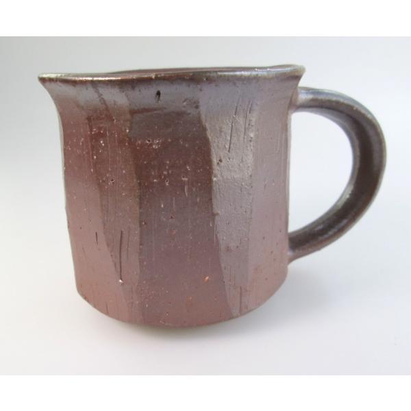 備前焼のベテラン作家井上雅司作木箱付きぐい呑