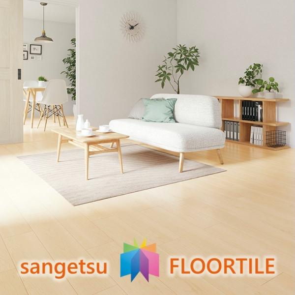 サンゲツ（SANGETSU） 【ケース売】ウッド床材 木目 メイプル 152.4