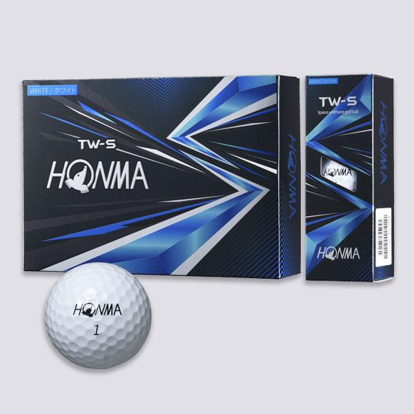 本間ゴルフ ホンマ ゴルフボール ツアーワールド TW-X／TW-Sボール（2021年モデル・1ダース／12個入り）BTQ2102 BTQ2103  ホワイト(TW-S)