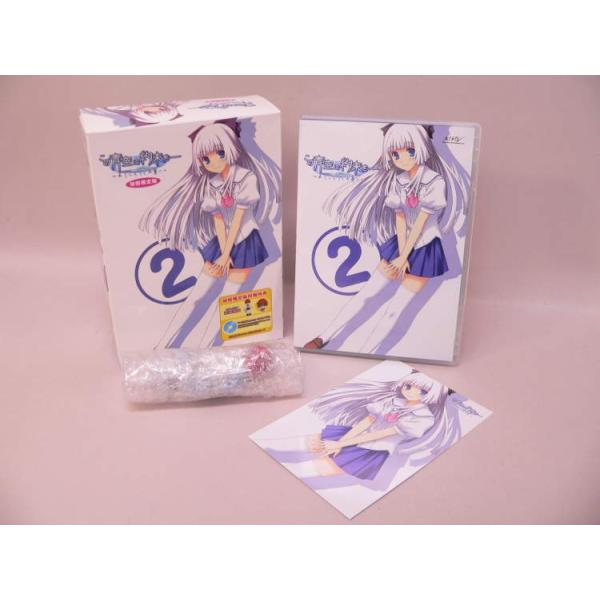 [Release date: August 24, 2007]「この青空に約束を〜ようこそつぐみ寮へ〜」DVD第2巻＜初回限定版＞です。BOX（傷み）・ポストカード・SDフィギュア（沢城凛奈）・特典CD付きです。ケースに傷、本編DISC盤面...