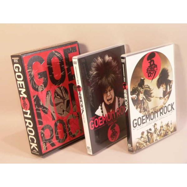 劇団☆新感線の舞台DVD「新感線☆ＲＸ　五右衛門ロック　SPECIAL EDITION」です。ボックス帯なし、三方背ボックス、ライナーノーツ付き。ディスク３枚組。ボックス、帯には傷みあり。ケース、盤面に傷あり。中古品【※注文時、送料は自動計...