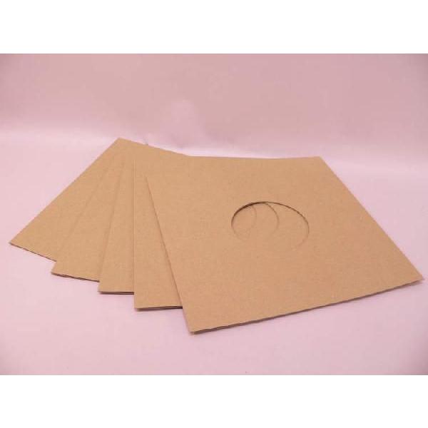 サプライ） 10インチ レコードサイズ、クラフト色紙ジャケット(穴