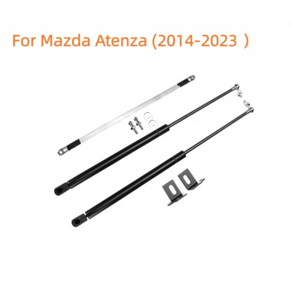 互換品 新品 マツダ アテンザ M6 GJ系 Atenza 2014-2023年 セダン/ワゴン フロント ボンネット ダンパー P/黒 カスタム ボルトオン 左右セット