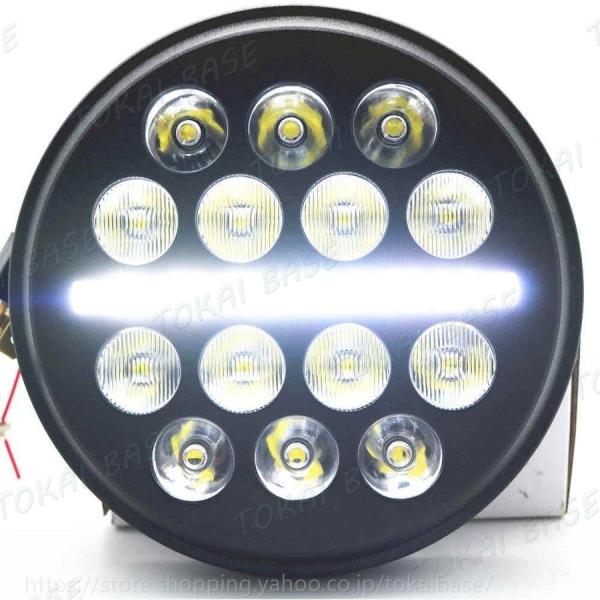互換品】5.75インチ LEDヘッドライト クラブスタイル ハーレー