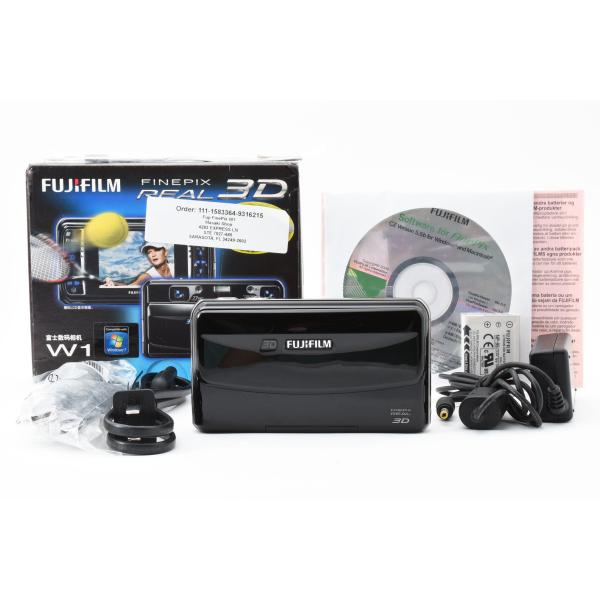 美品 FUJIFILM 3Dカメラ FinePix REAL ブラック F FX-3D W1