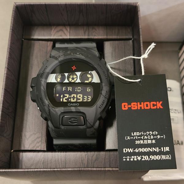 G-SHOCK ジーショック DW-6900NNJ-1JR 忍者デザインモチーフモデル