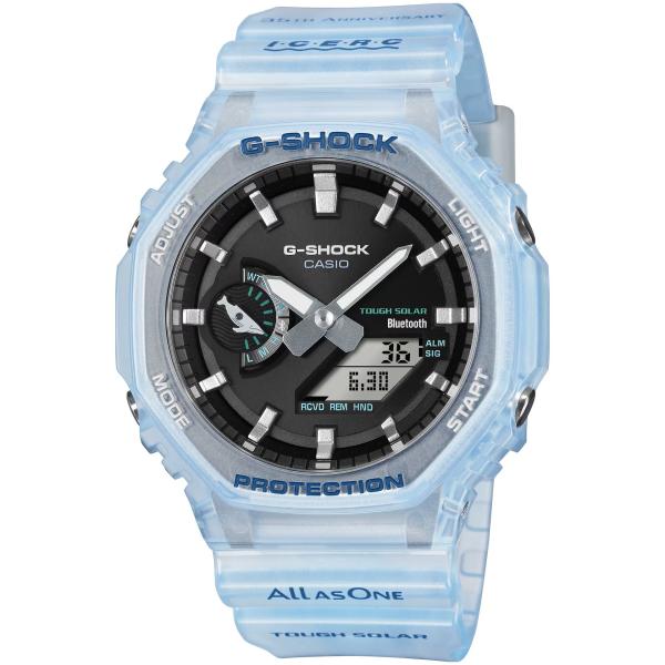 G-SHOCK ジーショック GA-B2100KB-2AJR 2026年 ICERC Japan イルカ・クジラモデル 電波ソーラー ブルースケルトン メンズ 腕時計 CASIO カシオ 日本国内正規品