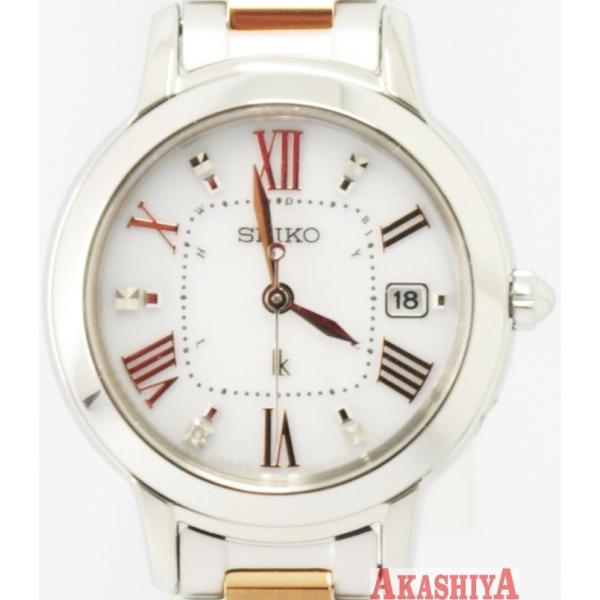 【SSQW037】SEIKO セイコー 時計 ルキア 1Pダイヤモンド☆極美品☆ SSQW037】SEIKO セイコー 時計 ルキア 1Pダイヤモンド☆極美品