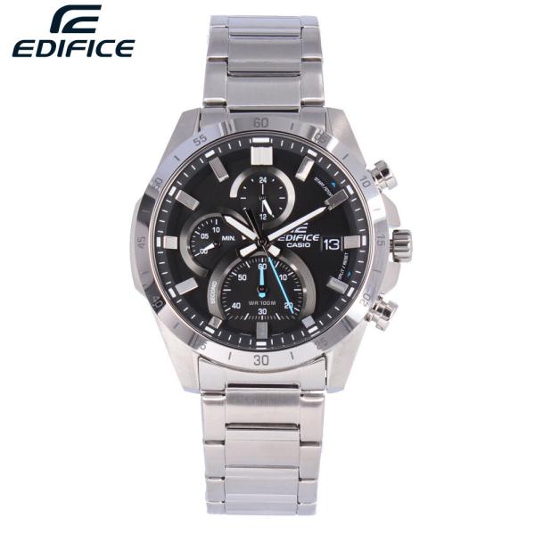 EDIFICE クロノグラフ 時計 シルバー tokei-tokia_efr-571d-1a
