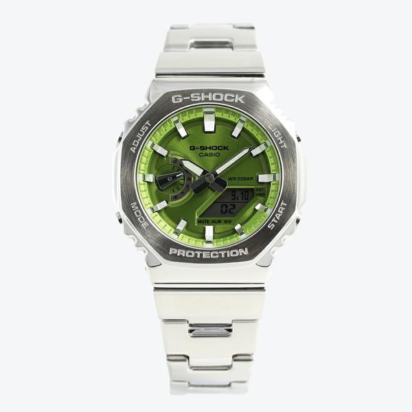 痛*ど様 【極美品！】G-SHOCK CASIO GM-2110D-3A G-SHOCK gショック CASIO GM-2110D-3A 2100 Series メタルバンド