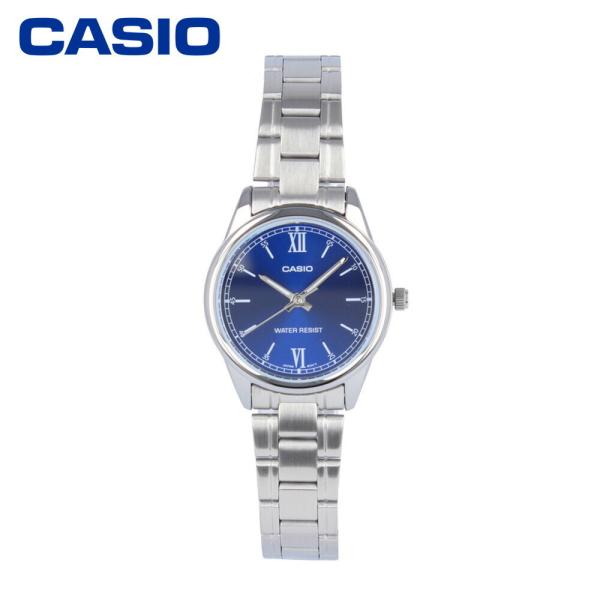 CASIO 腕時計 クォーツ ライトブルー文字盤 tokei-tokia_ltp-v005d-2b2