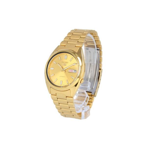 新品　セイコー５ 自動巻き アナログ 3針 ステンレス ゴールド SNXS80K Seiko 5 SEIKO セイコー ファイブ SNXS80K 自動巻き メンズ ゴールド
