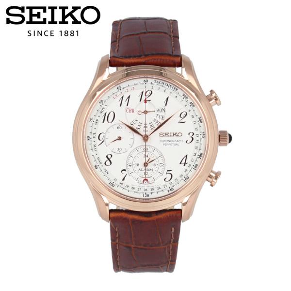 SEIKO セイコー腕時計 メンズ クオーツ アナログ クロノグラフ