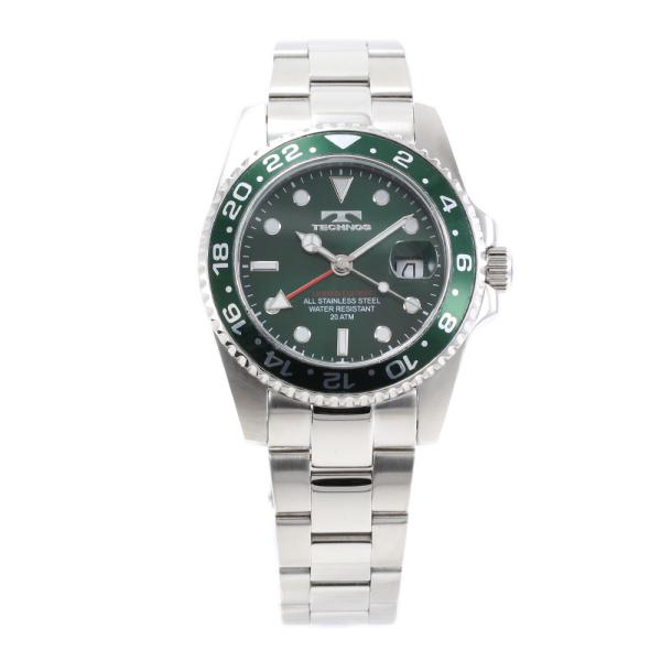 TECHNOS（テクノス） T2444SG メンズ GMT クォーツ 腕時計 プレゼント