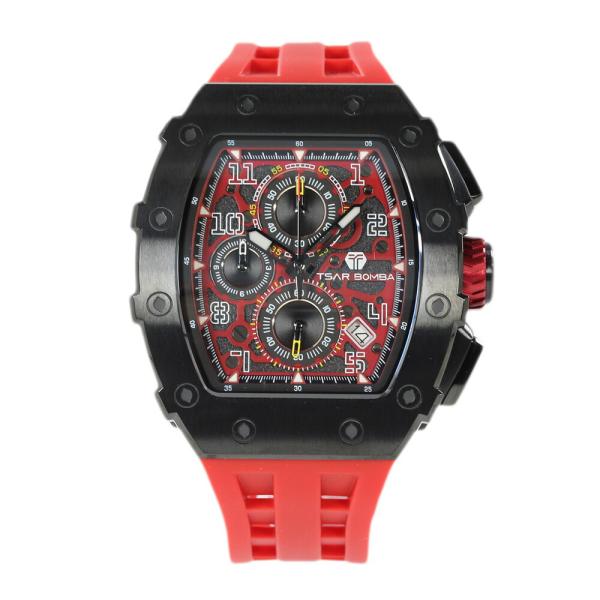 TSAR BOMBA（サーボンバ） TSAR BOMBA TB8204Q Black Red メンズ