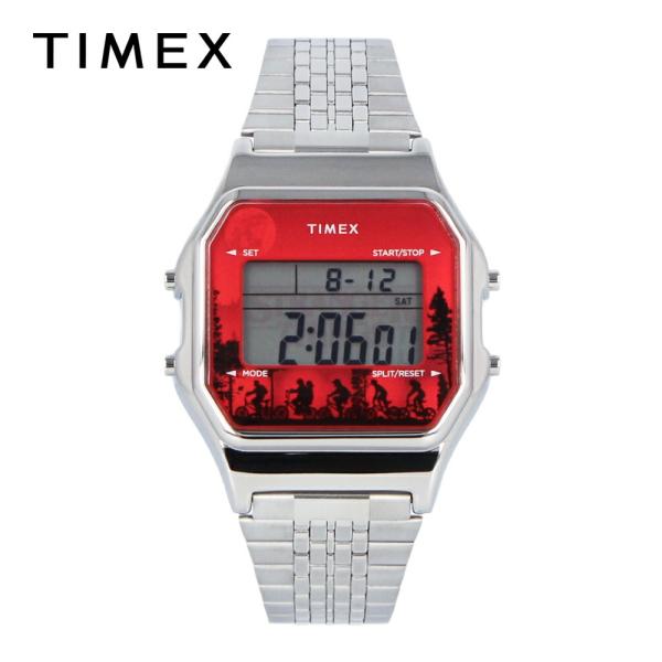 TIMEX タイメックス Stranger Things ストレンジャーシングス コラボレーション コラボモデル腕時計デジタル 真鍮 TW2V50900 爆買