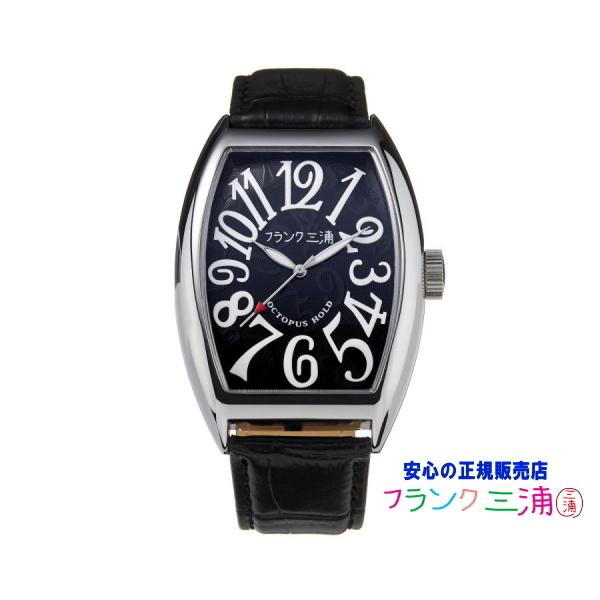 フランク三浦 【新品電池お届け】 FM06DC-BK 黒 シャドー数字文字盤 六