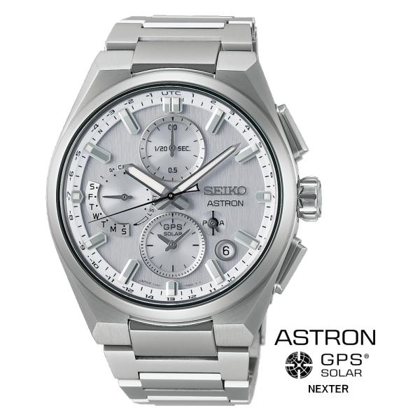 SEIKO Astron クロノグラフ 時計 Seiko Astron SBXY097 SBXY095 純チタンケースを備えた、精悍なクロノ