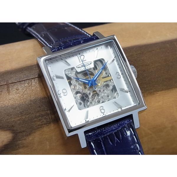 オレオール AUREOLE SW471M-3 自動巻き式時計 スケルトンウオッチ 正規 