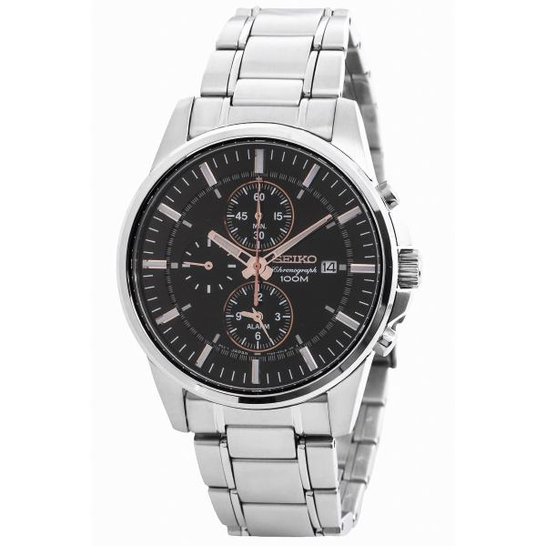 SEIKO [10年保証] セイコー SNAF05P1 クオーツ クロノグラフ 100m防水  