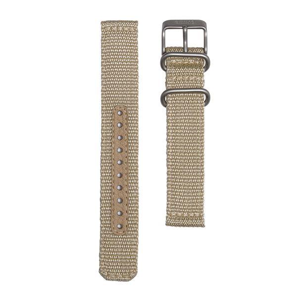 セイコー インポート [SEIKOロゴ入りパッケージ] [新品] SEIKO 4K10JZ SEIKO5 SNK803K2用 純正 18mm ベージュ ナイロンベルト [逆輸入品]
