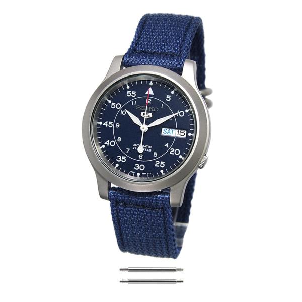 セイコー5 SEIKO ミリタリー　自動巻き　ネイビー SEIKO - 甲子園付近住民様専用 セイコー5 ミリタリー ネイビー