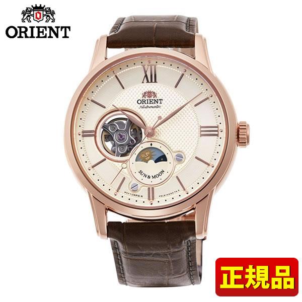 Orient オリエント クラシック Sun Moon サン ムーン Rn As0002s 国内正規品 メンズ 腕時計 機械式 メカニカル 自動巻き ピンクゴールド ブラウン 腕時計 メンズ アクセの加藤時計店 通販 Paypayモール