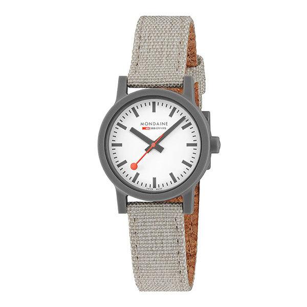 MONDAINE MS132111LH エッセンス グレー32mm ホワイトダイヤル 