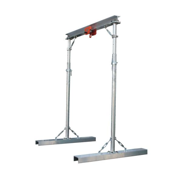 アルミ門型クレーン軽量組立式 490KG W1600 日本製 （法人様のみ